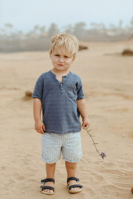 child on the beach